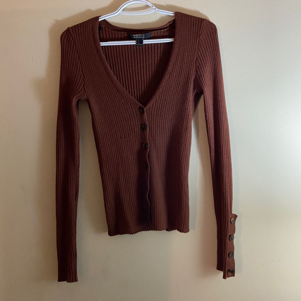 Maroon, Ashy Red Cardigan